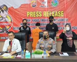 DITRESNARKOBA POLDA BANTEN AMANKAN