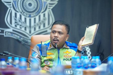 Korlantas Hentikan Sementara Penggunaan Sirene Rotator Pengawalan Teta