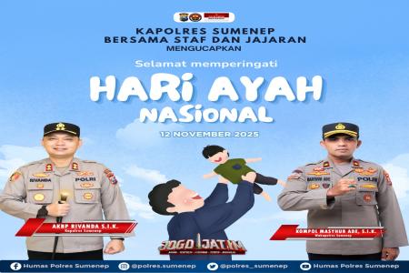 Hari Ayah Nasional 2025 Polres